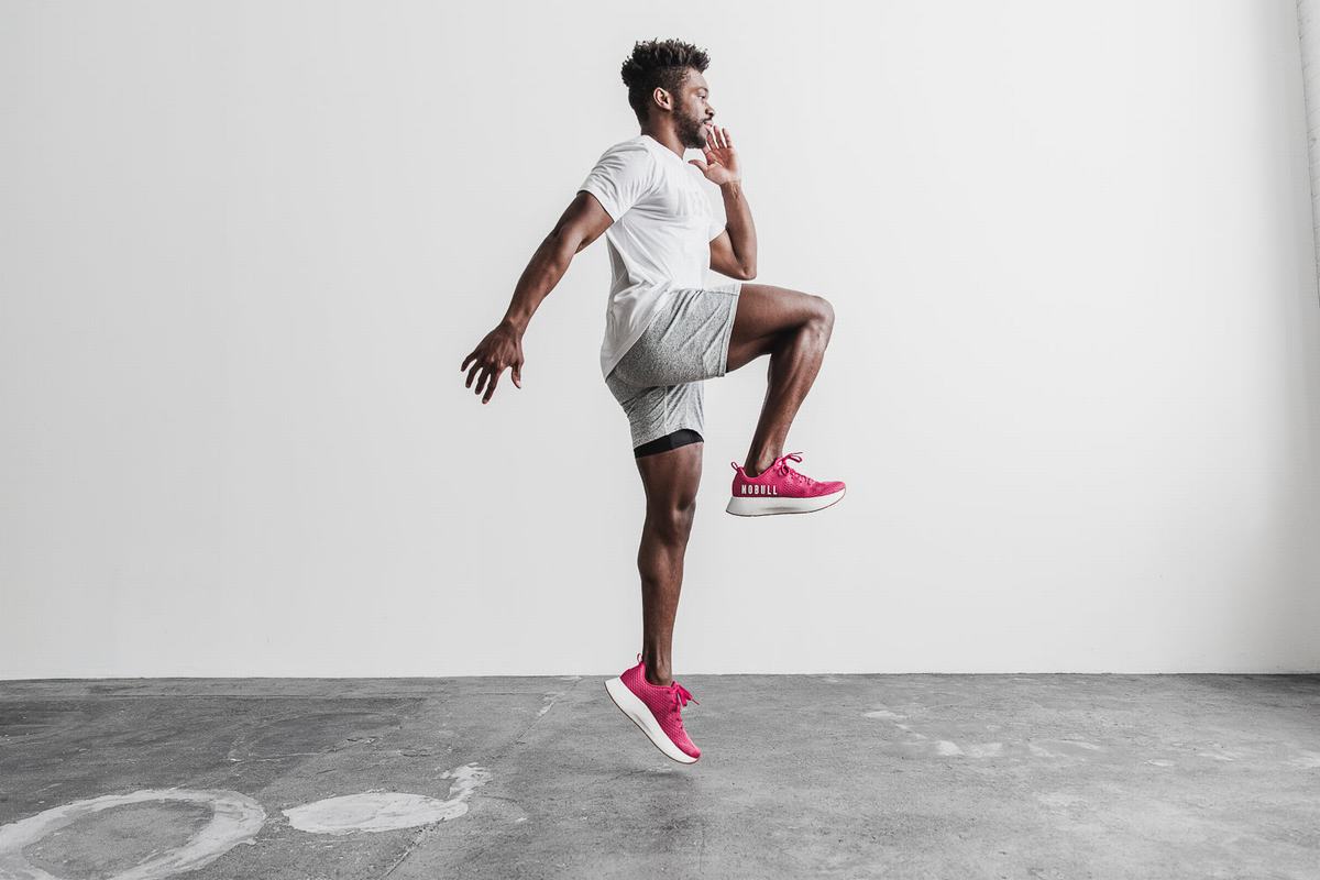 Nobull Runner+ Men's Running Shoes White | Australia (VL5382)